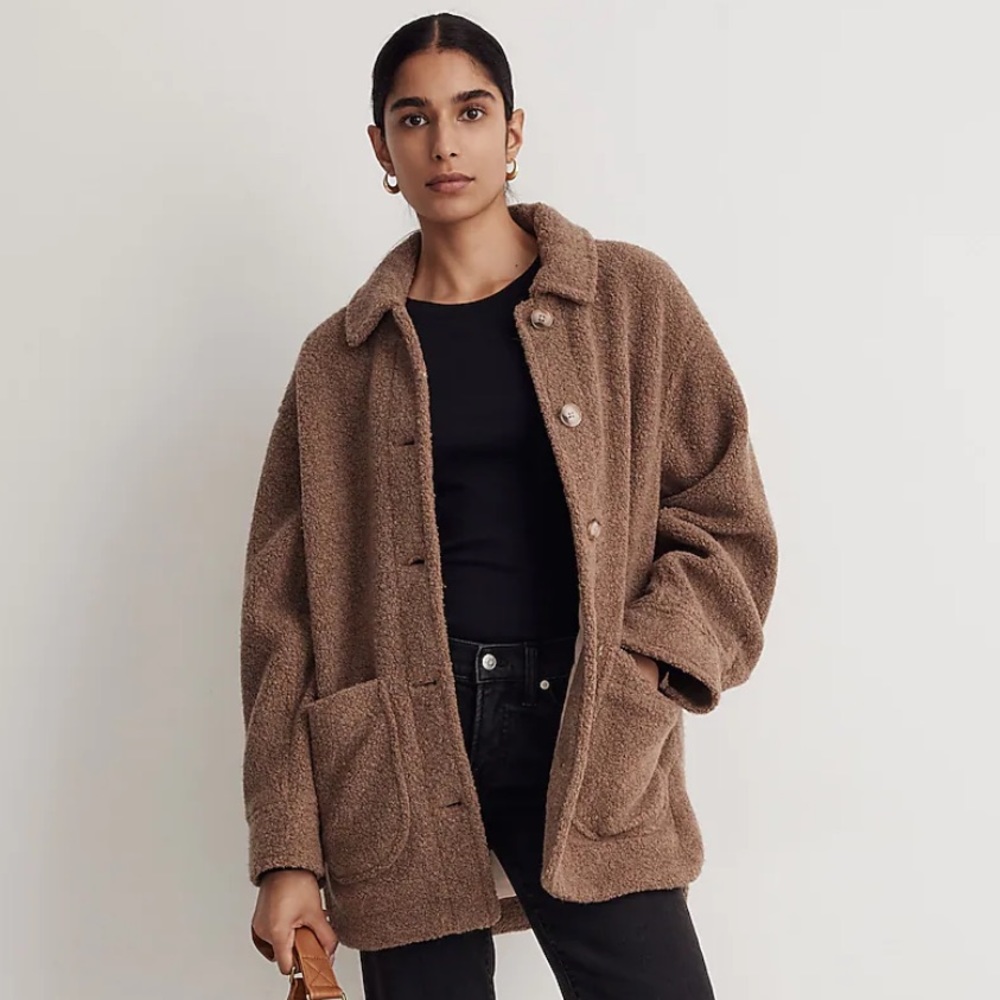 Madewell Teddy Belrose Shirt Jacket